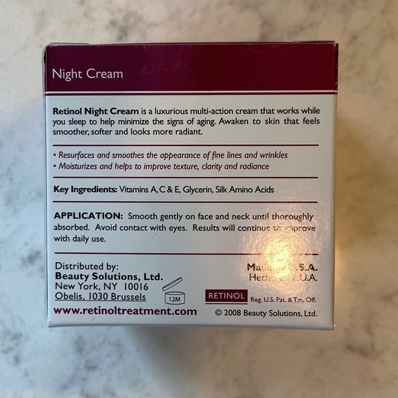 Retinol Night Cream 2.25 oz. - Picture 4 of 6